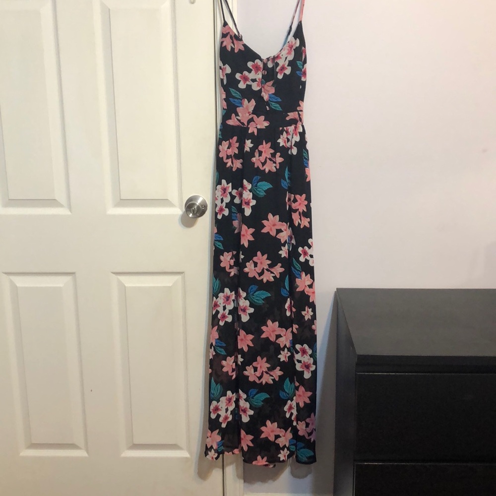 Long floral dress
